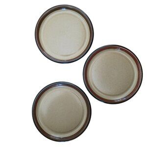 Mikasa Bob Van Allen Country Living Copper Glow HE085 Salad Plates Set of 3